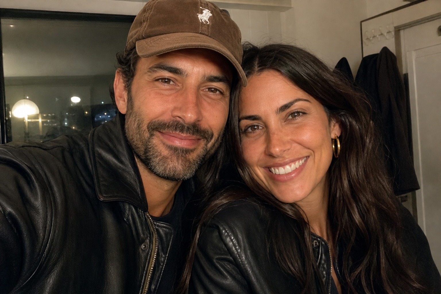 The couple years later, indoors at home